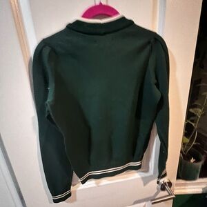 Isabel Marant Etoile Green White Striped Sweater M